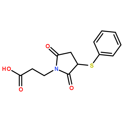 1-Pyrrolidinepropanoic acid, 2,5-dioxo-3-(phenylthio)-