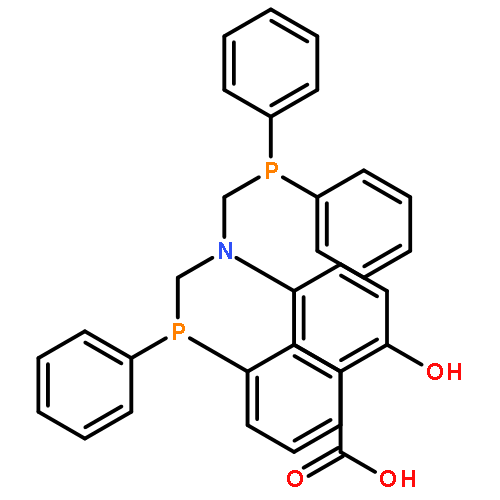 BENZOIC ACID, 5-[BIS[(DIPHENYLPHOSPHINO)METHYL]AMINO]-2-HYDROXY-