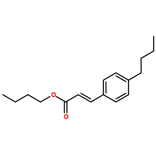 2-Propenoic acid, 3-(4-butylphenyl)-, butyl ester, (2E)-