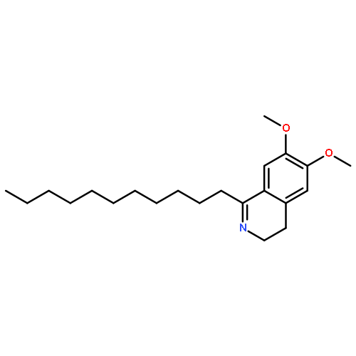 ISOQUINOLINE, 3,4-DIHYDRO-6,7-DIMETHOXY-1-UNDECYL-