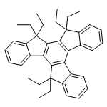 9H-TRIBENZO[A,F,L]TRINDENE, 9,9,14,14,15,15-HEXAETHYL-14,15-DIHYDRO-