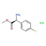 methyl (2S)-2-amino-2-(4-fluorophenyl)acetate,hydrochloride