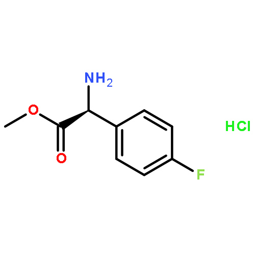 methyl (2S)-2-amino-2-(4-fluorophenyl)acetate,hydrochloride