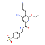 2-Pyridinecarboxamide,4-amino-5-[(1E)-2-cyanoethenyl]-6-ethoxy-N-[[4-(methylsulfonyl)phenyl]methyl]-