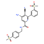 2-Pyridinecarboxamide,4-amino-5-cyano-6-[3-(methylsulfonyl)phenyl]-N-[[4-(methylsulfonyl)phenyl]methyl]-