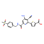 2-Thiophenecarboxylic acid,5-[4-amino-3-cyano-6-[[[[4-(methylsulfonyl)phenyl]methyl]amino]carbonyl]-2-pyridinyl]-