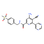 2-Pyridinecarboxamide,4-amino-5-cyano-N-[[4-(methylsulfonyl)phenyl]methyl]-6-(5-pyrimidinyl)-