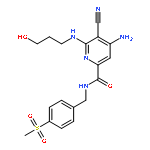 2-Pyridinecarboxamide,4-amino-5-cyano-6-[(3-hydroxypropyl)amino]-N-[[4-(methylsulfonyl)phenyl]methyl]-