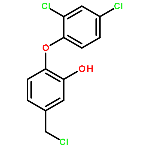 Phenol, 5-(chloromethyl)-2-(2,4-dichlorophenoxy)-