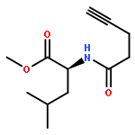 L-Leucine, N-(1-oxo-4-pentyn-1-yl)-, methyl ester