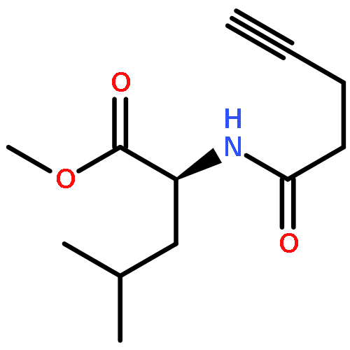 L-Leucine, N-(1-oxo-4-pentyn-1-yl)-, methyl ester