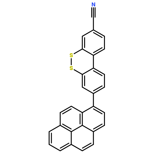 Dibenzo[c,e][1,2]dithiin-3-carbonitrile, 8-(1-pyrenyl)-