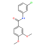 BENZAMIDE, N-(3-CHLOROPHENYL)-3,4-DIMETHOXY-