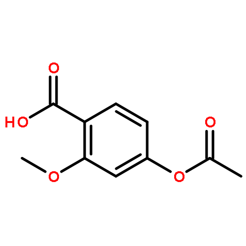 Benzoic acid, 4-(acetyloxy)-2-methoxy-