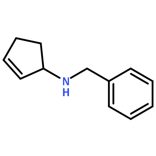 BENZENEMETHANAMINE, N-2-CYCLOPENTEN-1-YL-