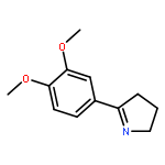 2H-Pyrrole, 5-(3,4-dimethoxyphenyl)-3,4-dihydro-