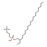 (7S)-7-(chloromethyl)-4-hydroxy-N,N,N-trimethyl-3,5,8-trioxa-4-phosphatetracosan-1-aminium 4-oxide