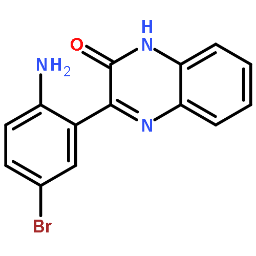 2(1H)-QUINOXALINONE, 3-(2-AMINO-5-BROMOPHENYL)-