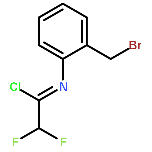 N-[2-(BROMOMETHYL)PHENYL]-2,2-DIFLUOROACETIMIDOYL CHLORIDE