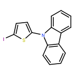 9H-Carbazole, 9-(5-iodo-2-thienyl)-