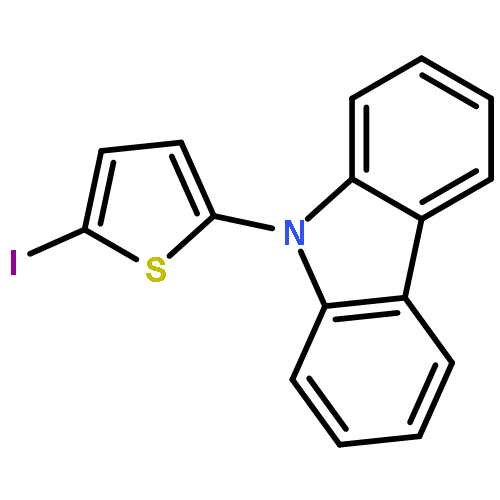 9H-Carbazole, 9-(5-iodo-2-thienyl)-