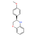 2H-1,4-BENZOXAZINE, 3,4-DIHYDRO-3-(4-METHOXYPHENYL)-, (3R)-