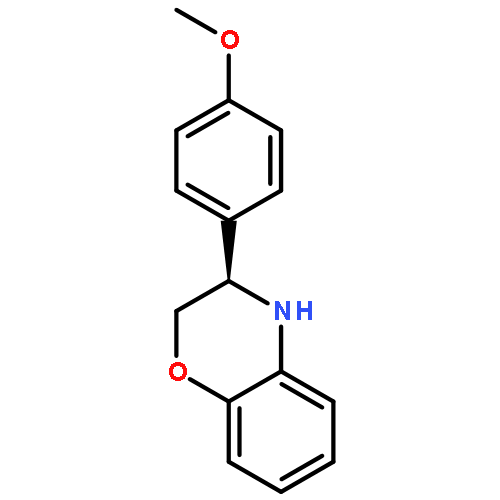 2H-1,4-BENZOXAZINE, 3,4-DIHYDRO-3-(4-METHOXYPHENYL)-, (3R)-