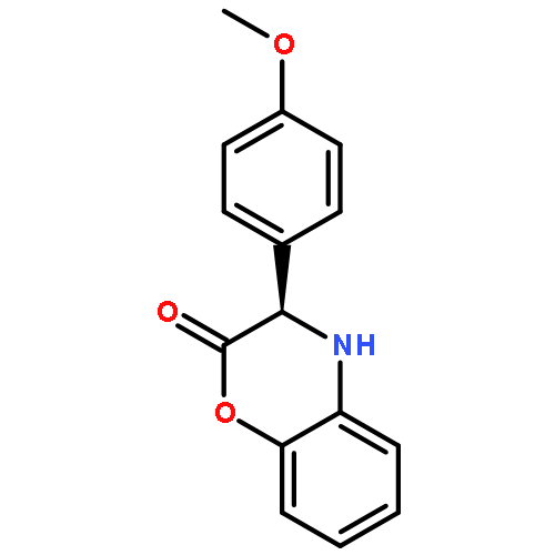 2H-1,4-Benzoxazin-2-one, 3,4-dihydro-3-(4-methoxyphenyl)-, (3R)-