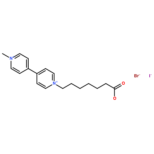 4,4'-Bipyridinium, 1-(6-carboxyhexyl)-1'-methyl-, bromide iodide (1:1:1)