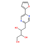 1,2,3-Butanetriol, 4-[5-(2-furanyl)-2-pyrazinyl]-