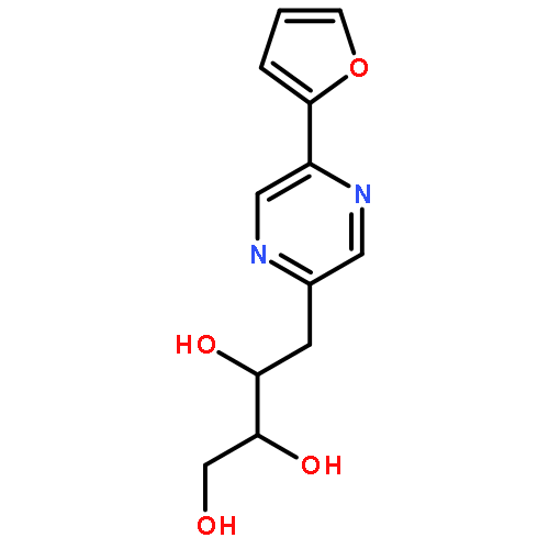 1,2,3-Butanetriol, 4-[5-(2-furanyl)-2-pyrazinyl]-