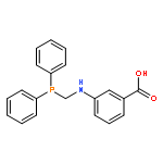 Benzoic acid, 3-[[(diphenylphosphino)methyl]amino]-