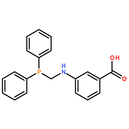 Benzoic acid, 3-[[(diphenylphosphino)methyl]amino]-