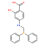 BENZOIC ACID, 4-[[(DIPHENYLPHOSPHINO)METHYL]AMINO]-2-HYDROXY-