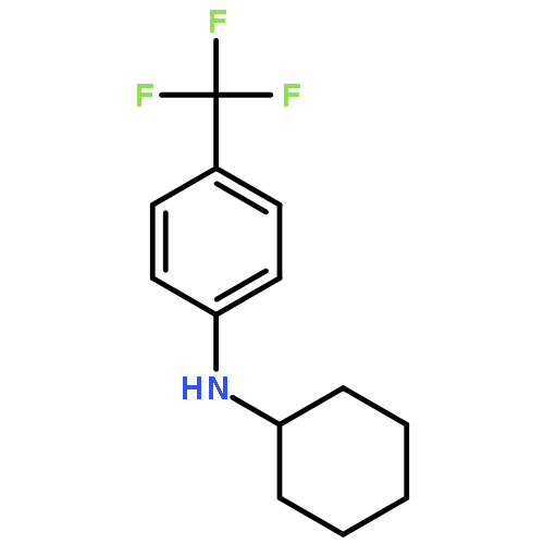 BENZENAMINE, N-CYCLOHEXYL-4-(TRIFLUOROMETHYL)-