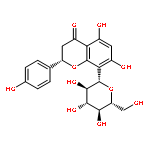 (2S)-5,7,5'-trihydroxyflavanone 2'-O-beta-D-4,6-O-diacetylglucopyranosyl-(1->3)-alpha-L-2-O-acetylrhamnopyranoside