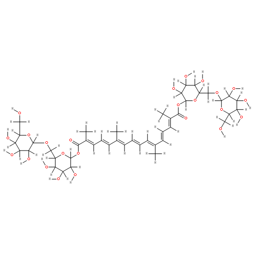 8,8'-diapocarotene-8,8'-dioic acid di-beta-D-gentiobiosyl ester