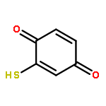 2,5-Cyclohexadiene-1,4-dione, 2-mercapto-