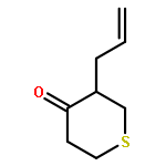 4H-Thiopyran-4-one, tetrahydro-3-(2-propenyl)-