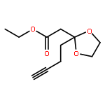 1,3-Dioxolane-2-acetic acid, 2-(3-butynyl)-, ethyl ester