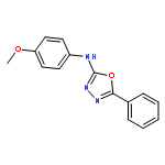 1,3,4-Oxadiazol-2-amine, N-(4-methoxyphenyl)-5-phenyl-