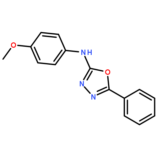 1,3,4-Oxadiazol-2-amine, N-(4-methoxyphenyl)-5-phenyl-