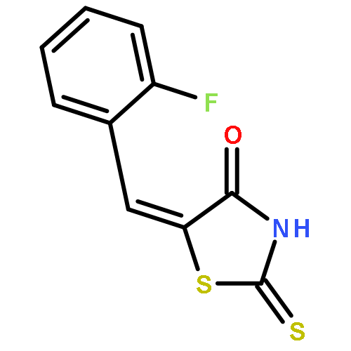 4-Thiazolidinone, 5-[(2-fluorophenyl)methylene]-2-thioxo-, (5Z)-