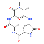 Cyclo(N-methyl-D-alanyl-L-alanyl-L-alanyl-L-alanyl-L-alanyl)