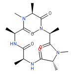 Cyclo(N-methyl-D-alanyl-L-alanyl-L-alanyl-N-methyl-L-alanyl-N-methyl-L-al
anyl)