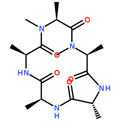 Cyclo(D-alanyl-L-alanyl-L-alanyl-N-methyl-L-alanyl-N-methyl-L-alanyl)