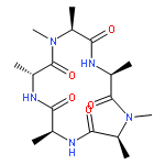 Cyclo(D-alanyl-N-methyl-L-alanyl-L-alanyl-N-methyl-L-alanyl-L-alanyl)