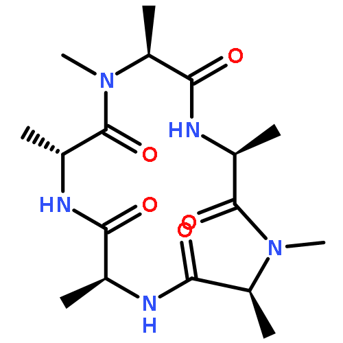 Cyclo(D-alanyl-N-methyl-L-alanyl-L-alanyl-N-methyl-L-alanyl-L-alanyl)