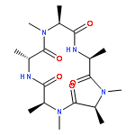 Cyclo(D-alanyl-N-methyl-L-alanyl-L-alanyl-N-methyl-L-alanyl-N-methyl-L-al
anyl)