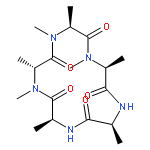 Cyclo(N-methyl-D-alanyl-N-methyl-L-alanyl-N-methyl-L-alanyl-L-alanyl-L-al
anyl)